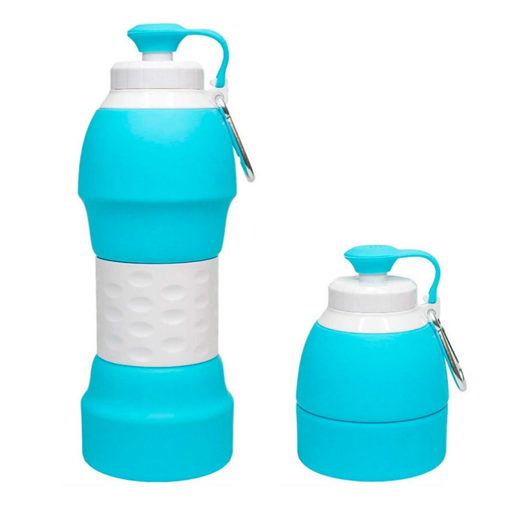 Botella de agua plegable de 600 ml apta para alimentación - Maelan