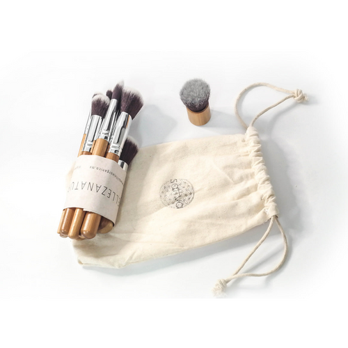 Kit de Brochas de Bambú
