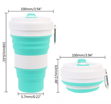 Cargar imagen en el visor de la galería, Vaso Plegable de Silicona